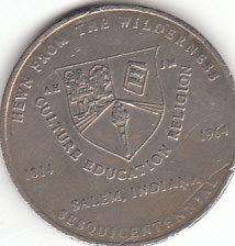 1964 Salem IN 150 Yrs $.25 Trade Token Medal  