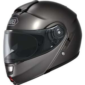 Shoei Metallic Neotec Road Race Motorcycle Helmet   Anthracite / 2X 