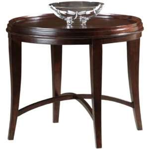   Round Lamp Table in Repertory Finish   7 5005