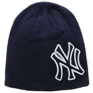  New York Yankees Team Color Mammoth Knit Beanie (Navy 