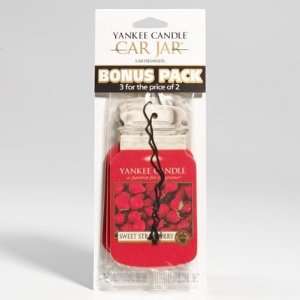  Yankee Candle® Sweet Strawberry Car Jar Air Fresheners (3 