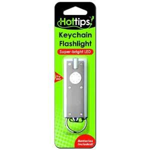  Hottips Keychain Flashlight w/ Super bright LED Health 