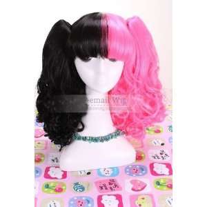  50cm Lolita Long Curly Multi color Clip on Ponytails Hair 