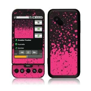  G1  Sneaker Freaker  Pink Splatter Skin Cell Phones & Accessories