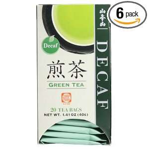 Yamamotoyama Decaffeinated Green Tea Sencha, 1.41 Ounce Boxes (Pack of 