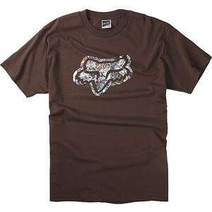  Fox Racing Change Head T Shirt   X Large/Dark Brown 