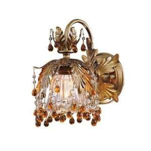  5231 DR CLEAR   Crystorama Lighting  1 Light Wall Sconce 