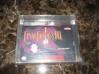 Final Fantasy III 3 SNES Nintendo New Sealed VGA 80+  