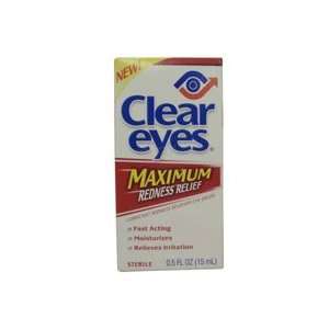 Clear Eyes Drops Redness Max Size .5 OZ
