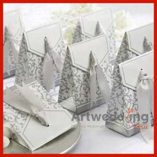 Ivory alloy Wedding Party Cookie Candy Favor Boxes (XTH110003)