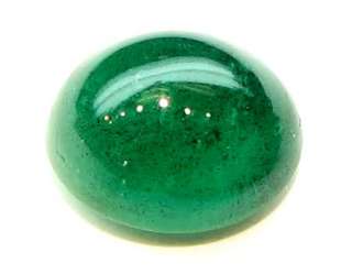 87 Carats Natural Mined Loose Gem Oval Cabochon Green Emerald 9 