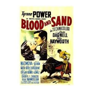  Blood and Sand Movie Poster, 11 x 17 (1941)