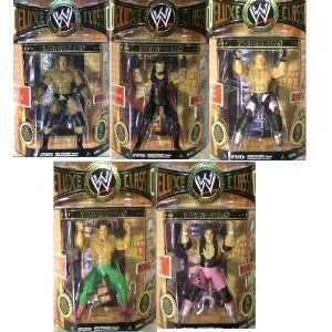 WWE DELUXE CLASSIC SUPERSTARS Series 7 Complete Set of 5 Toy Wrestling 