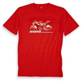 DUCATI 1199 PANIGALE SHORT SLEEVE T SHIRT ALL SIZES NWT NEW FOR 2012 
