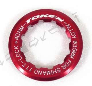 Token Bike Lock Ring for Cassette SHIMANO 11T Black  