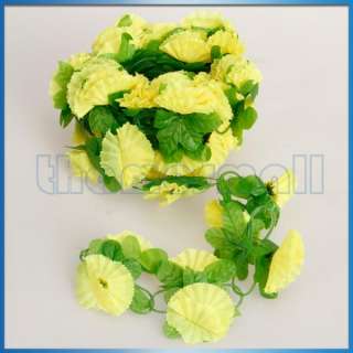 12 artificial flower garland