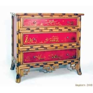  BAMBOO CHEST WITH 3 DRAWERS Furniture & Decor