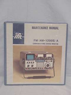 IFR FM/AM 1200S/A Service Monitor Maintenance Manual  