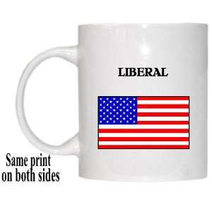  US Flag   Liberal, Kansas (KS) Mug 