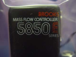 Brooks 5850E Mass Flow Controller MFC 50 SCCM Argon 5850EC4BE3HB2A 