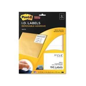 Sold as 1 PK   Post it Super Sticky Removable ID Labels stick securely 