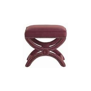   Linen Stool with Nickel Studs by Arteriors Home 6687