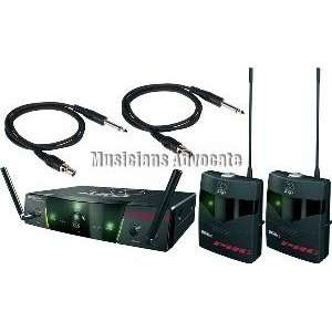   PRO Dual Guitar Wireless Set US60 WMS 40 NEW Musical Instruments