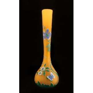  La Rochere French Art Glass Art Nouveau Butterfly Vase 