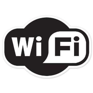  Wi fi Wireless Internet Store Cafe Shop Sign Sticker 12 X 