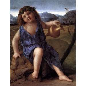   , painting name Young Bacchus, By Bellini Giovanni 