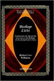 Bishop Lists, (1593331940), R. L. Williams, Textbooks   