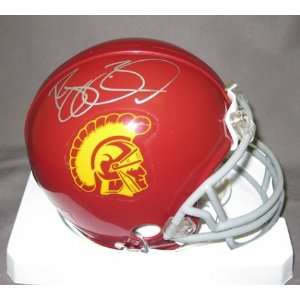  Reggie Bush USC Trojans NCAA Hand Signed Mini Football 