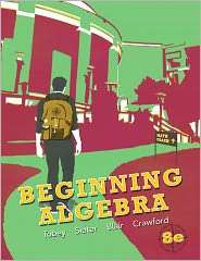 Beginning Algebra, (0321797280), John Jr Tobey, Textbooks   Barnes 