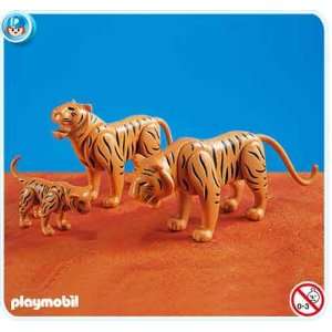  Playmobil Set of 3 Tigers, 7037 Toys & Games
