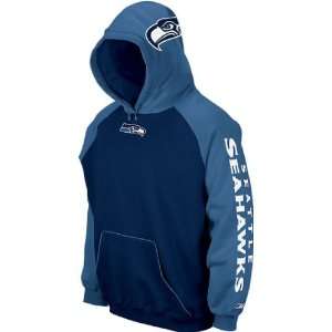  Reebok Seattle Seahawks Blue Helmet Hooded Sweatshirt 