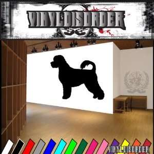 Dogs Working Portuguese Waterdog 2 Vinyl Decal Wall Art Sticker Mural