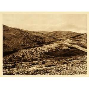  1925 Kidron Valley Landscape Jerusalem City Palestine 
