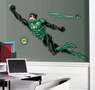 Green Lantern Giant Peel & Stick Wall Decal Sticker NEW  