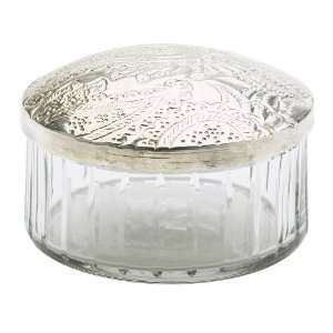  Lisbeth Dahl Small Glass Box with Paisley Pattern on Lid 