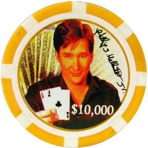  Phil Hellmuth Jr. Limited Edition $10000 Orange 11.5g Chip 