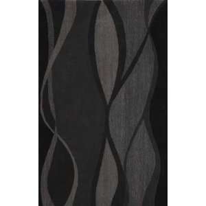  Dalyn Structures SU8 Black Contemporary 8 x 11 Area Rug 