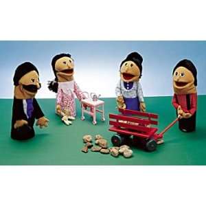  Hispanic Family Puppets 