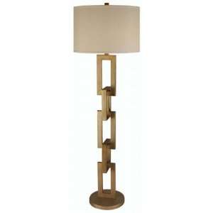   TF7576 One Light Gold Floor Lamp Antique Gold