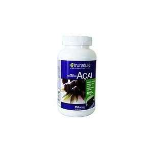  TruNature Wild Harvested Acai 250 Softgels 500 mg Health 