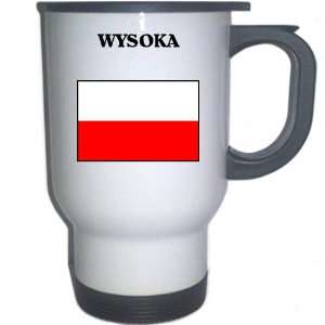  Poland   WYSOKA White Stainless Steel Mug Everything 