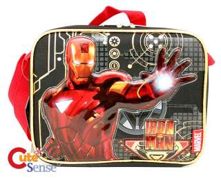 Marvel Iron Man School Lunch Bag   Insulated Snack Box  