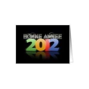 French happy new year 2012 rainbow Card Health & Personal 