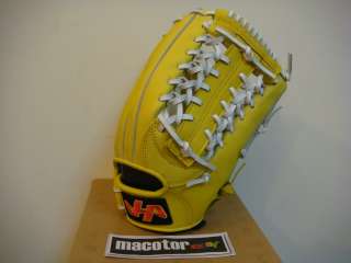 HATAKEYAMA 13 Outfield Baseball Glove Yellow T Web RHT  
