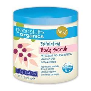  Freeman Good Stuff Organic Exfoliating Body Scrub   8.5 Oz 