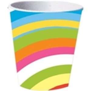  8 Pack 9 oz Cups  Wavy Stripes Case Pack 144 Everything 